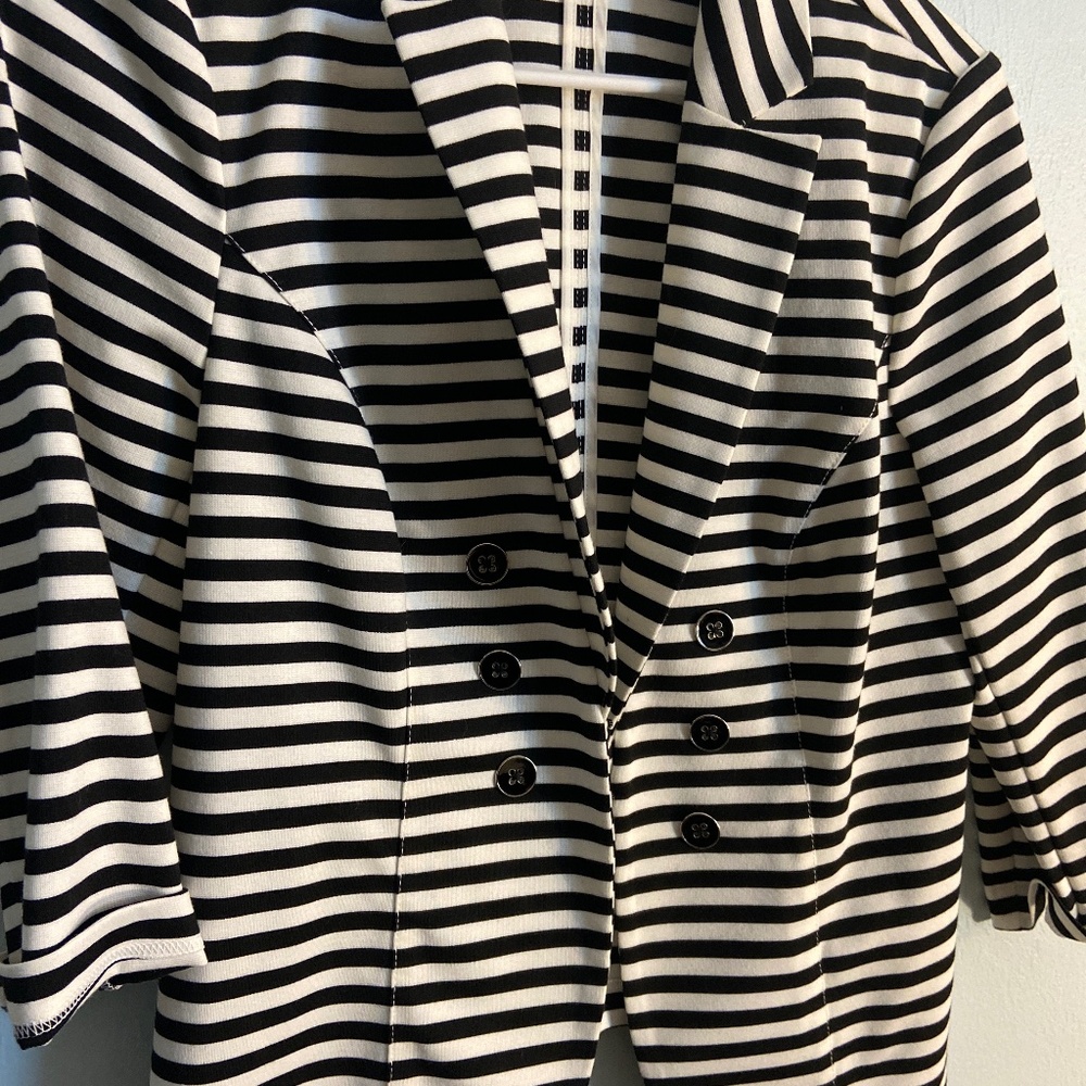 White House Black Market Striped Jacket